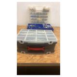 Collection of Mixed Hardware and Fasteners Organizer Set
