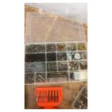 Comprehensive Set of Fasteners, Screws, and Drill Bits