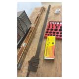 Assorted Power Tools and Hardware Collection with Heater