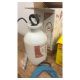 Assorted Workshop Tools Including Pump, Dial Indicator, and Accessories