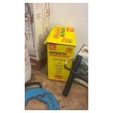 Assorted Workshop Tools Including Pump, Dial Indicator, and Accessories