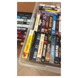 Large Collection of Mixed VHS Tapes with Various Titles