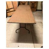 Large 8ft Folding Table with Metal Legs