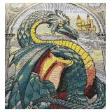 Fierce Dragon Motif Blanket