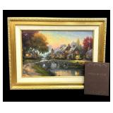 Cobblestone Bridge Limited Edition Print by Thomas Kinkade