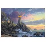 Rock of Salvation Limited Edition Print on Canvas by Thomas Kinkade