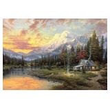 Evening Majesty Limited Edition Print on Canvas by Thomas Kinkade