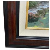 "Friendship Cottage" Limited Edition Signed Print on Canvas by Thomas Kinkade