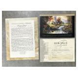 Mountain Retreat Limited Edition Canvas Print by Thomas Kinkade