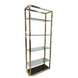 Beautiful Vintage Brass Etagere