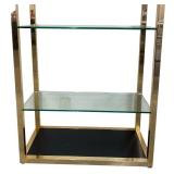 Beautiful Vintage Brass Etagere