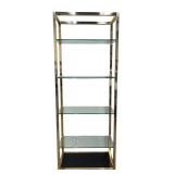 Beautiful Vintage Brass Etagere