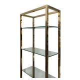 Beautiful Vintage Brass Etagere