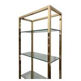 Gorgeous Vintage Brass Etagere