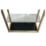 Gorgeous Vintage Brass Etagere