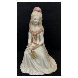 Rapunzel Figurine by Cybis / Cybis Porcelain Figurine 1970s Rapunzel Limited Edition Cybis Pink Rapunzel #23