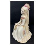 Rapunzel Figurine by Cybis / Cybis Porcelain Figurine 1970s Rapunzel Limited Edition Cybis Pink Rapunzel #23