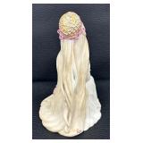 Rapunzel Figurine by Cybis / Cybis Porcelain Figurine 1970s Rapunzel Limited Edition Cybis Pink Rapunzel #23