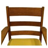Vintage Mission Style Wooden Rocking Chair