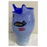 "Open Minds" Kosta Boda Vase Designed by Swedish Artist Ulrica Hydman-Vallien