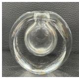 Round Crystal Vase by St. Louis