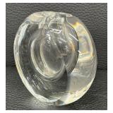 Round Crystal Vase by St. Louis