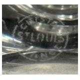 Round Crystal Vase by St. Louis