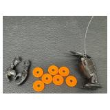 Vintage 1984 Deadeye & Cricket Starriors Cosmittor Tomy Robot Action Figure