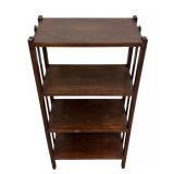 Vintage Arts and Crafts Wooden Petite Shelf