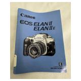 Canon EOS Elan II SLR Camera with Carrying Bag and Manual