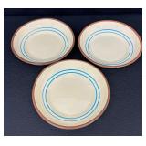 Vintage Stangl Pottery Petite Flowers Plates, Pot and Bowls