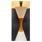 Hourglass Style Mid Century Lamp