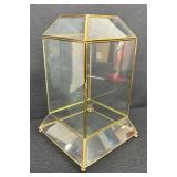 Vintage Glass Table Top Display Case