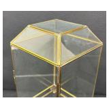 Vintage Glass Table Top Display Case