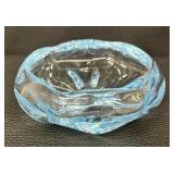 Orrefors Polaris Icy Blue Art Crystal Bowl