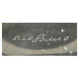 Orrefors Polaris Icy Blue Art Crystal Bowl