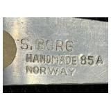 Vintage Handcrafted Pewter S. Borg Brutalist Tea Service