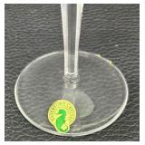 Pair of Waterford Millennium Collection Toasting Flutes Love Design