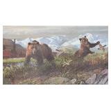 "Bears on the Tundra" Print by John Clymer