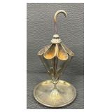 Vintage Silver Plated Cigar Holder / Toothpick Holder