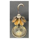 Vintage Silver Plated Cigar Holder / Toothpick Holder