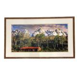 Framed Photographic Print, Saddle Cabin by Frederic C Joy