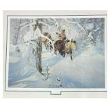 Framed Print Out of Silence Limited Edition Print by John F. Clymer