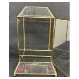 Vintage Table Top Glass Display Case