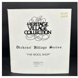 Department 56 Heritage Village Collection Thomas Kersey Coffee House, T. Wells Fruit & Spice Shop and The Wool Shop