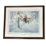 Framed Print Out of Silence Limited Edition Print by John F. Clymer