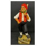 Vintage Hand Carved Norwegian Figurine
