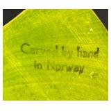 Vintage Hand Carved Norwegian Figurine