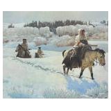 Winter Trail Limited Edition Print by John Clymer