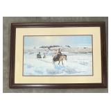 Winter Trail Limited Edition Print by John Clymer